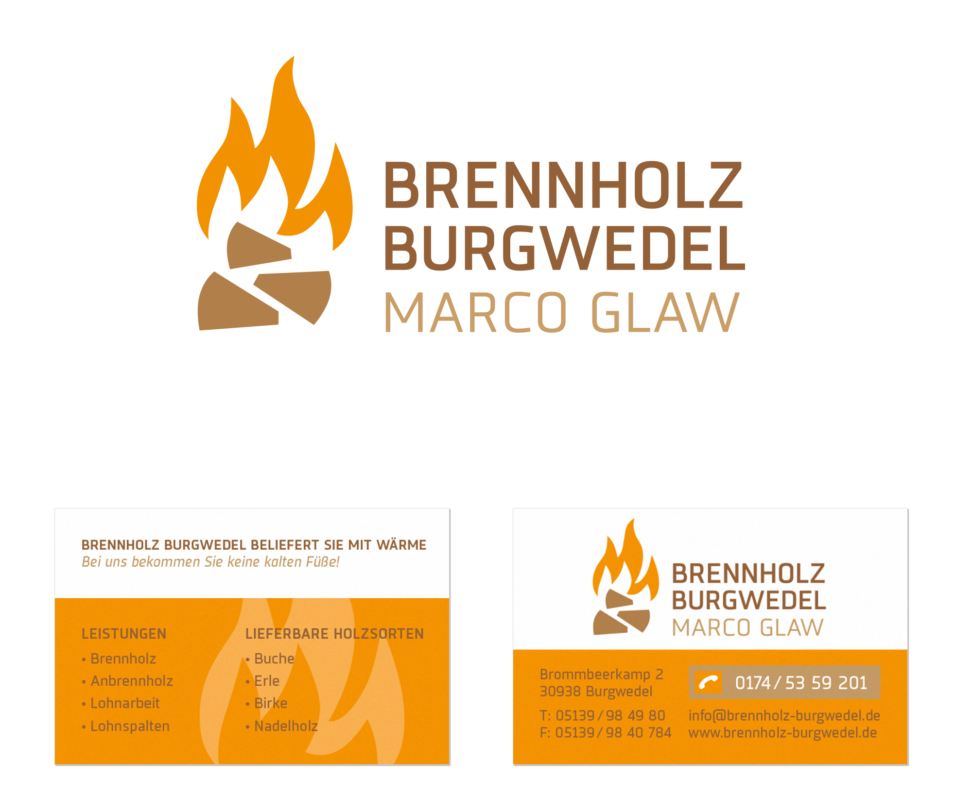 Brennholz Burgwedel Glaw | Corporate Design
